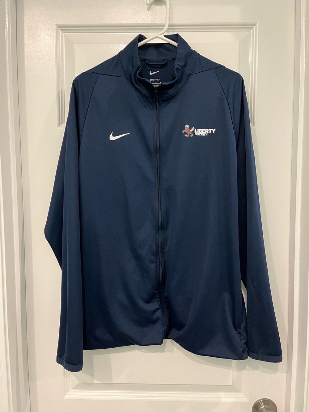 Nike Navy Liberty Hockey Full-Zip Performance Jacket